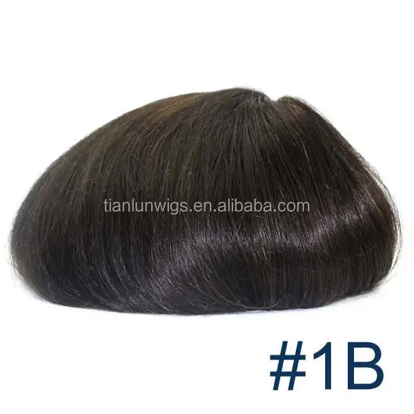 NEW AUSTRALIA Lace 100% Human Hair Replacement System Wider PU Perimeter Wholesale men Toupee