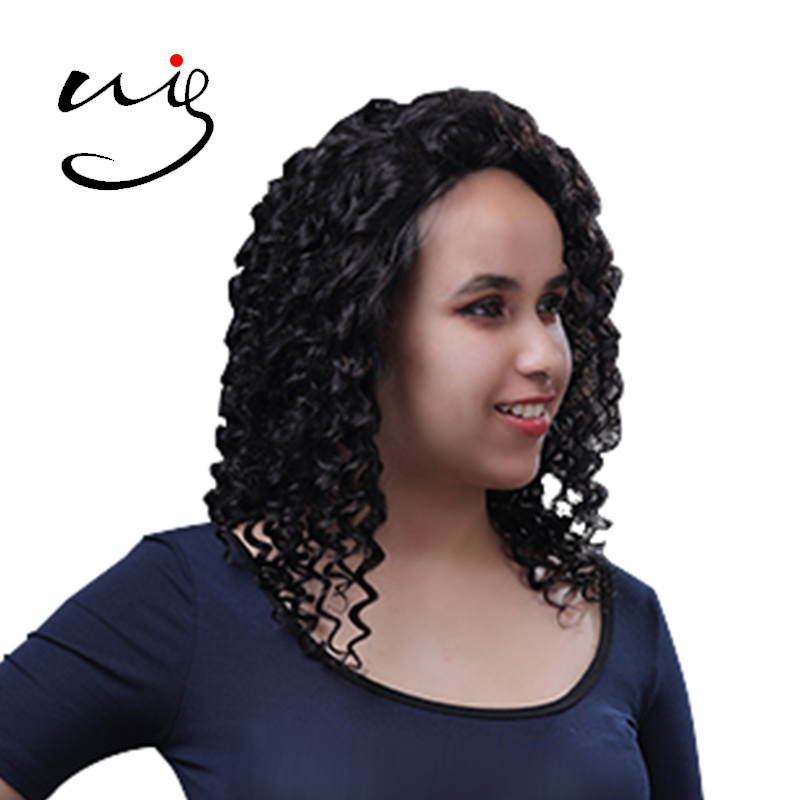 Reasonable price new style  dyeable virgin eurasian full lace curly wave wigs