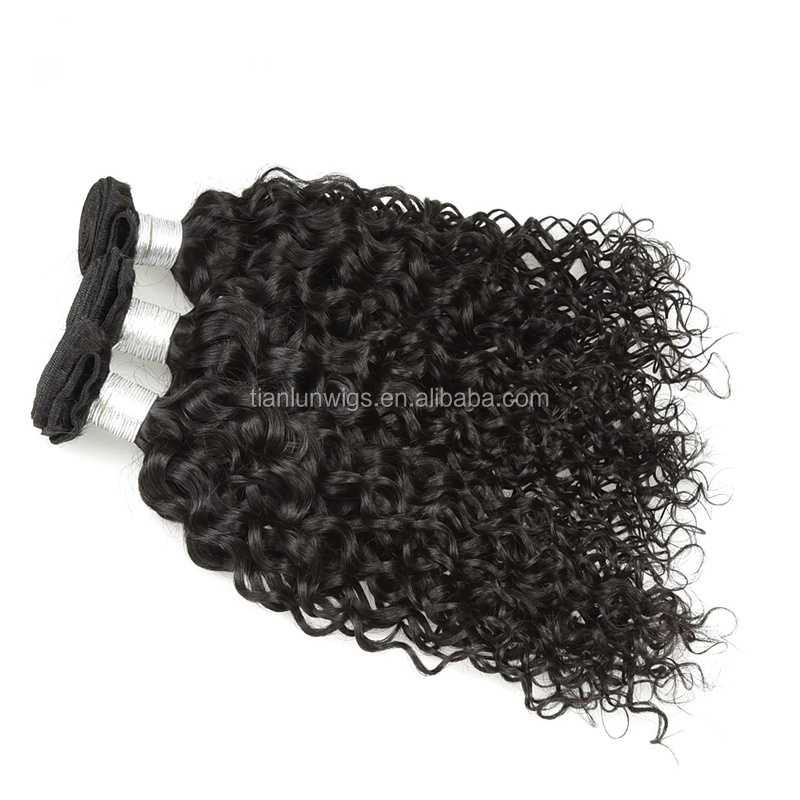 12A Raw Donor Hair Bundle Unprocessed Burmese Curly Wavy Unprocessed Human Hair Machine Weft