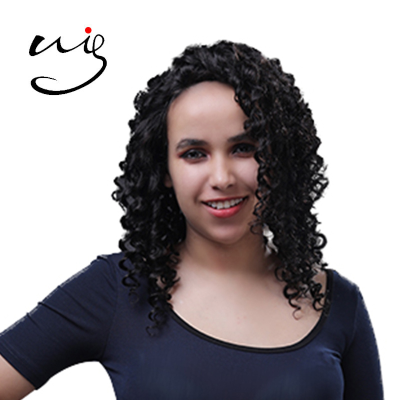 Reasonable price new style  dyeable virgin eurasian full lace curly wave wigs