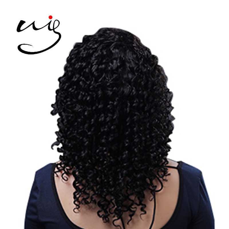 Reasonable price new style  dyeable virgin eurasian full lace curly wave wigs