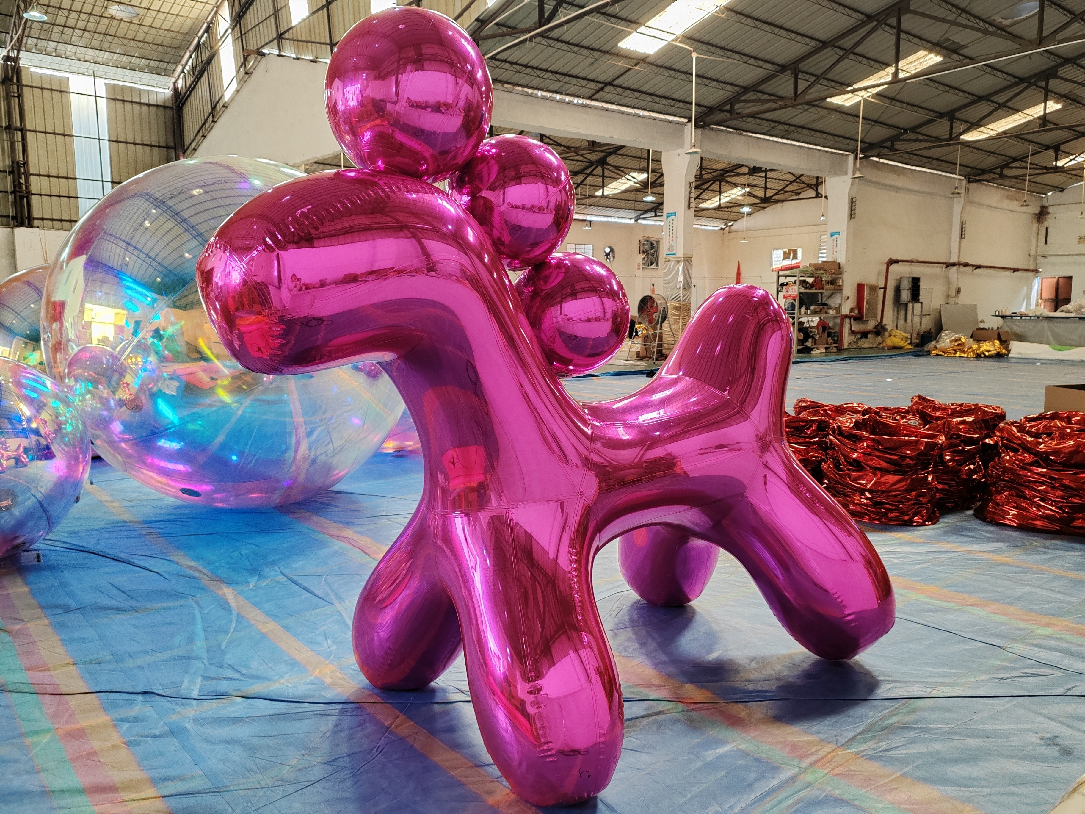 Custom Advertising Inflatable Mirror Animal Inflatable Event Decoration Reboot Mirror Pony