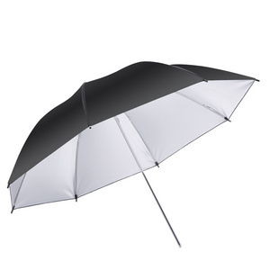 33inch 84cm 43inch 110cm Black Silver Portable Flash Light Reflector Umbrella For Photo Video Studio