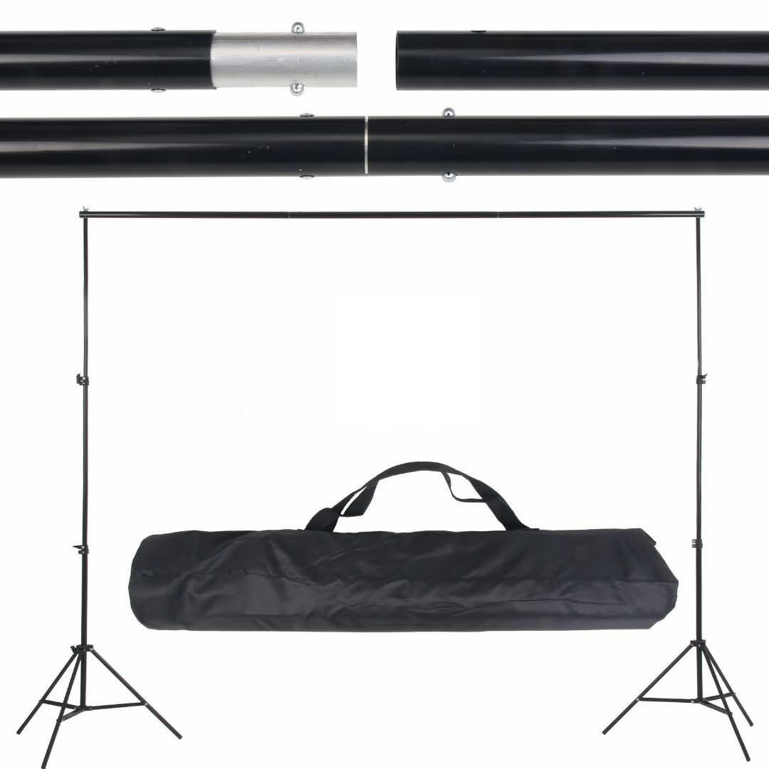 Studio Lighting Kit Set Green Black White Backdrop White Gold Umbrella and Reflcetor Photography Accessories