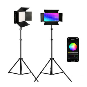 Pro LED 600 RGB 24W Portable LED Video Light 2700-6500K RGB Mode App Control U600 Youtube Studio Video Light