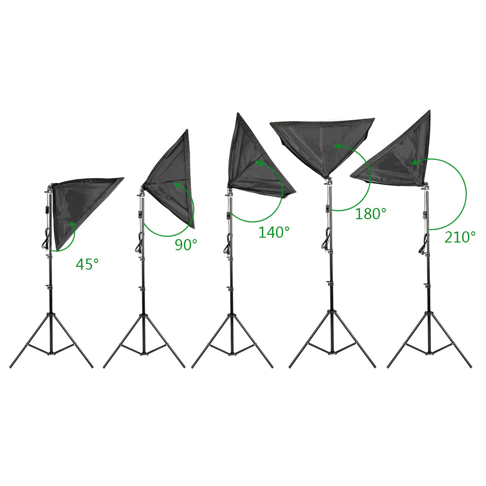 Full Photo Studio Equipment Set Backdrop Stand 5 in 1 Reflector Photography Accessories Lighting Kit Umbrella Soft box Set