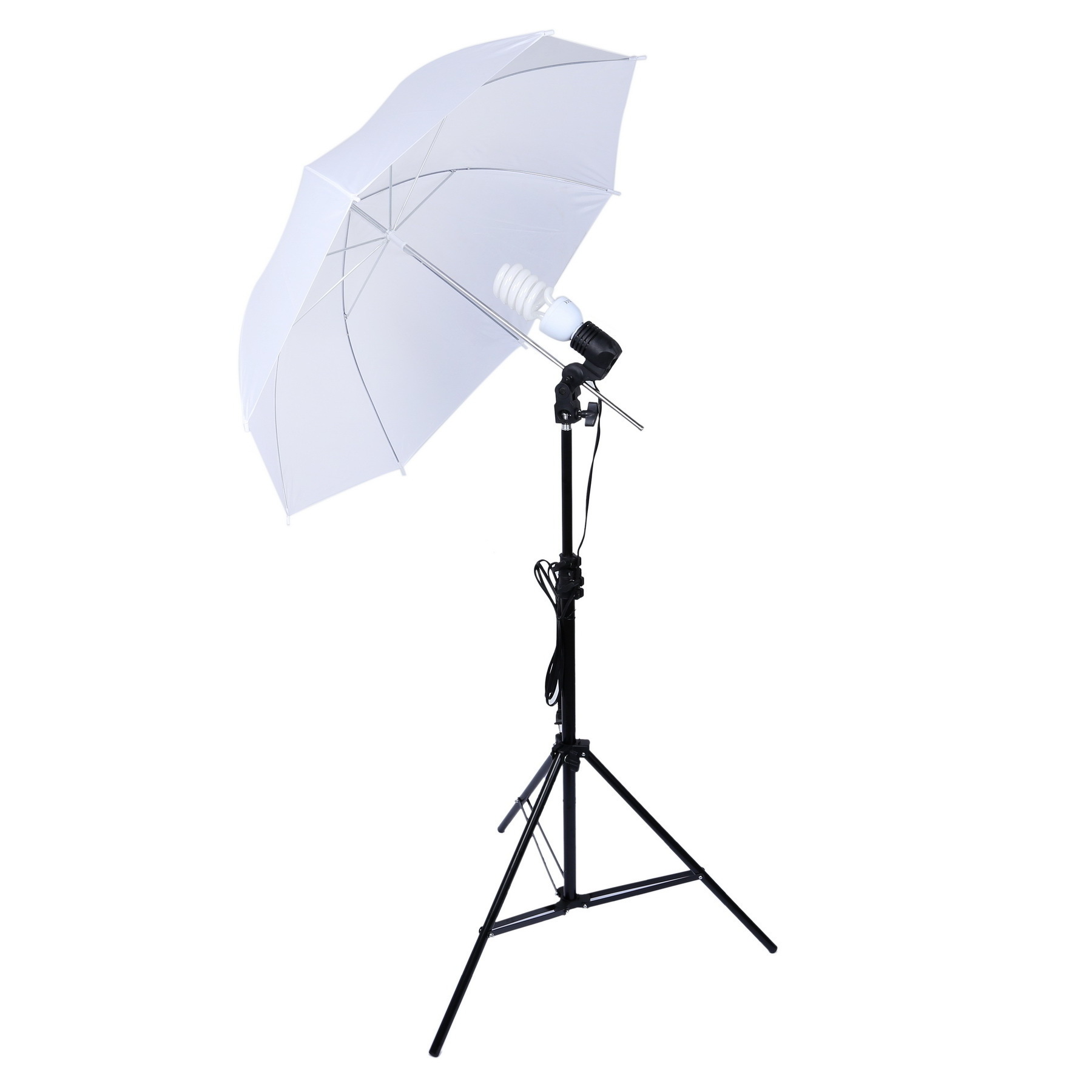 Fotografia Photo Shoot Lighting Kit Softbox Umbrella Polyester Backdrop Background Stand Full Photography Studio Light Set