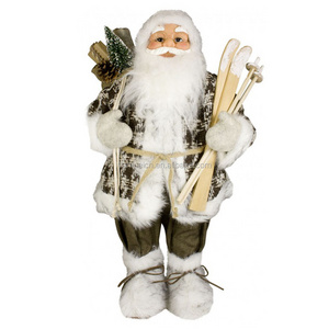 60 cm Christmas decoration santa claus figure doll skis present bag ornaments party supplies holiday items wholesale for home