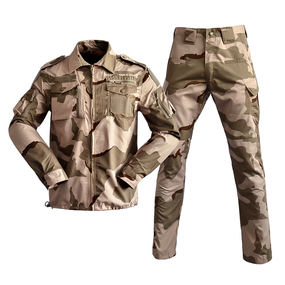 Wholesaler Hot Sale Camouflage Shirts and Pants Uniforms Jacket Ripstop Tactical Uniform Clothing OD Green Suit Clothes