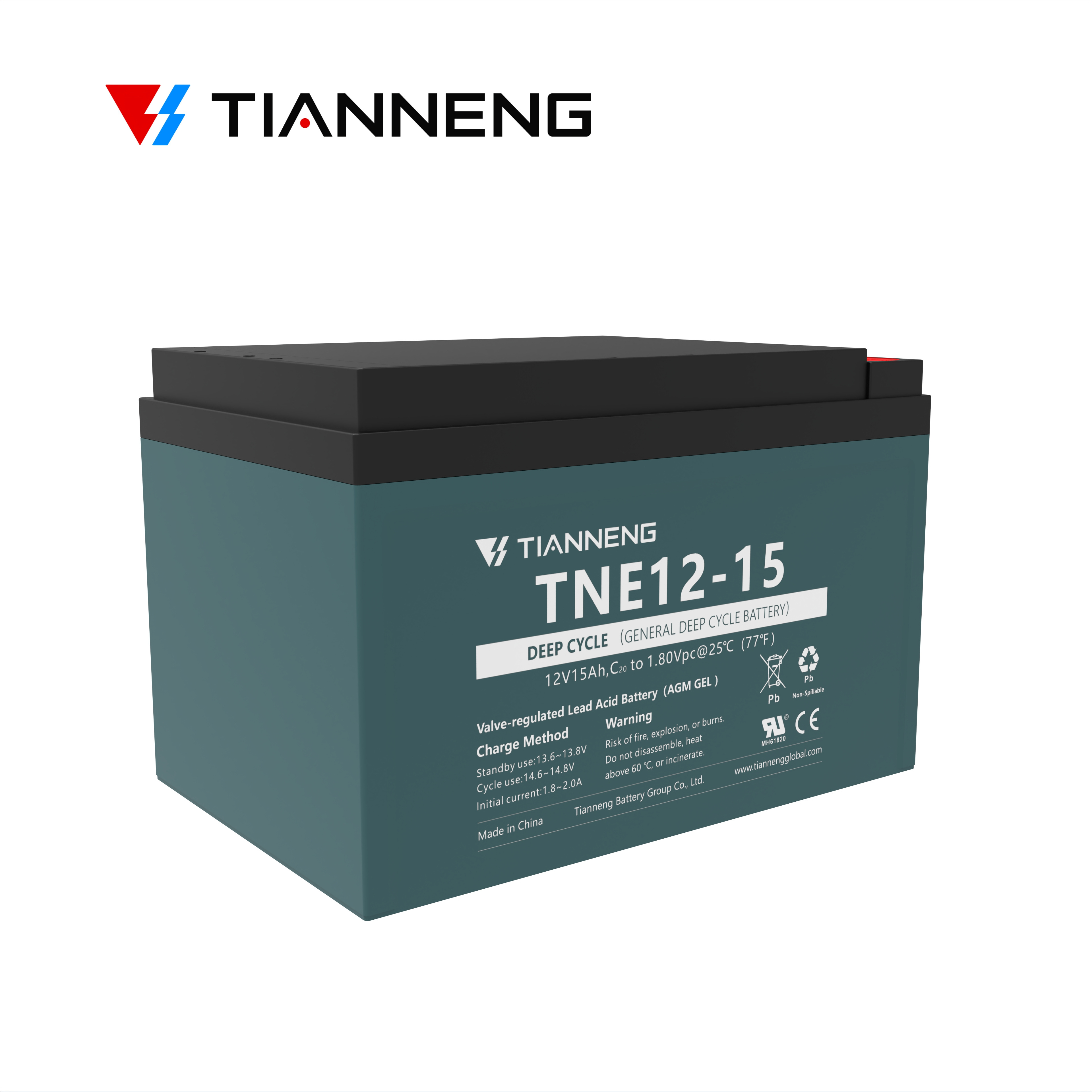 Lead-acid power battery Manufacturers 12V 12Ah Two-wheeler battery Tianneng OEM manufacturer