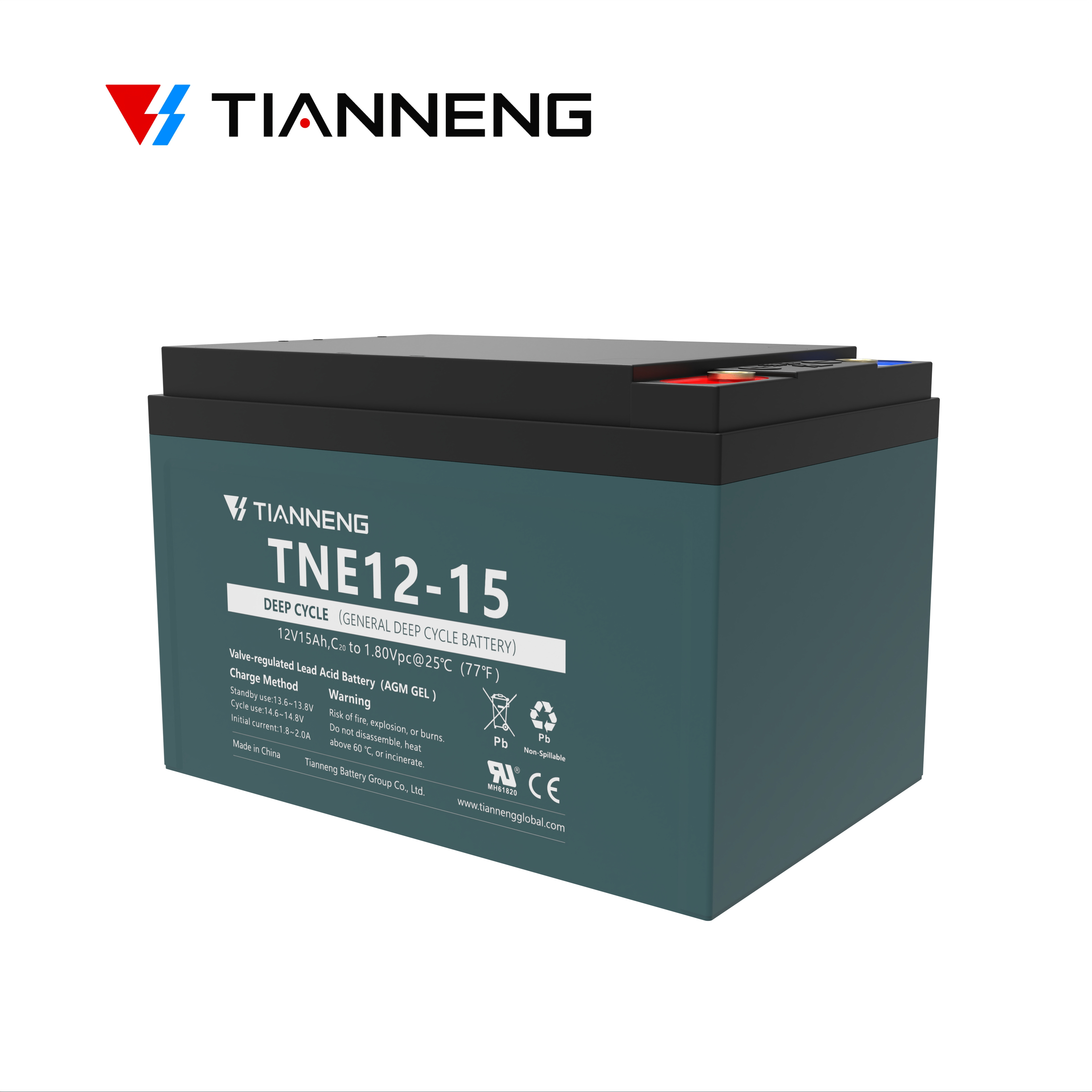 Lead-acid power battery Manufacturers 12V 12Ah Two-wheeler battery Tianneng OEM manufacturer