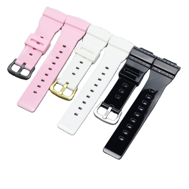 Resin Rubber Strap For Casio baby g BA 110 120 111 112 Replace WatchBand 14mm Sport Waterproof Wristband Belt Accessories Band