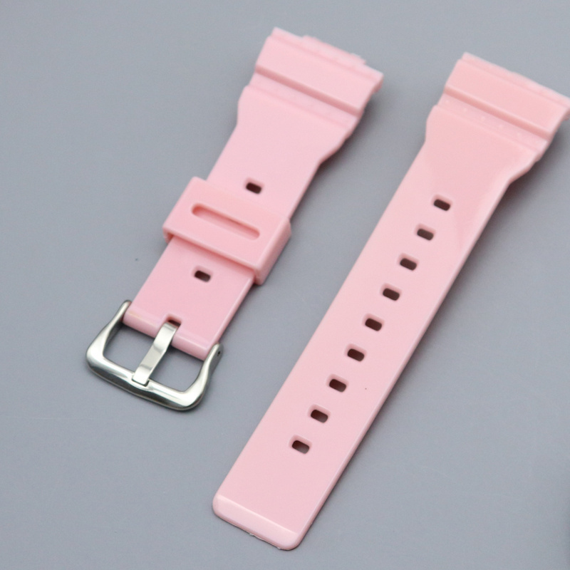 Resin Rubber Strap For Casio baby g BA 110 120 111 112 Replace WatchBand 14mm Sport Waterproof Wristband Belt Accessories Band