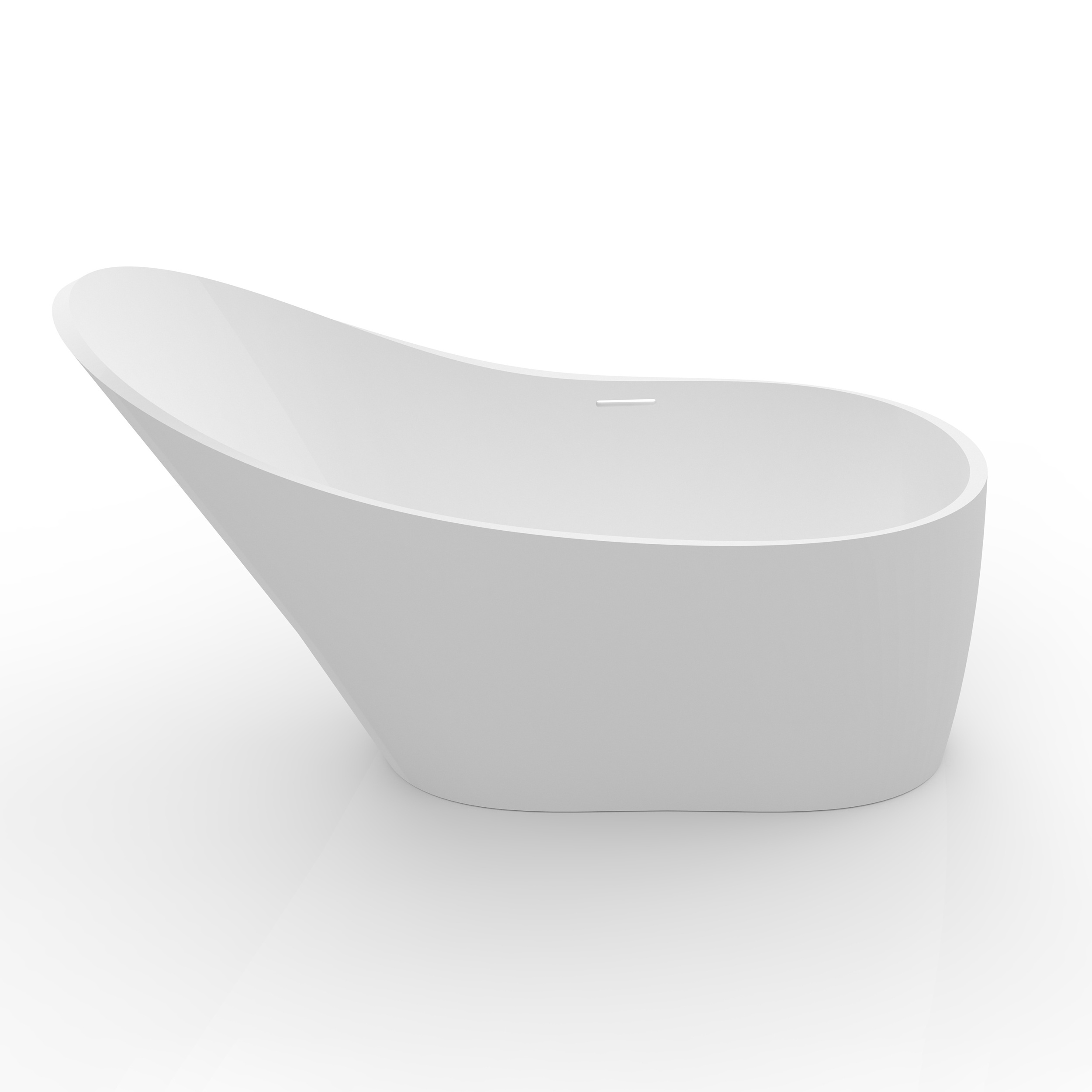 Solid surface freestanding white Acrylic of bathtub hot sale Artificial stone bathtub for bathroom needed