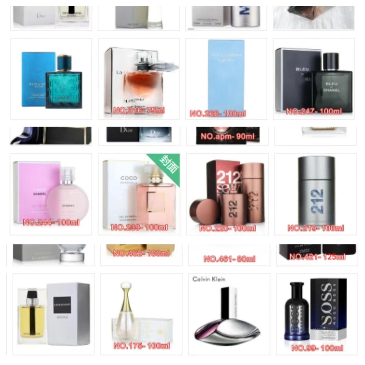 perfume YL 90ml brand perfumes and fragrances for women