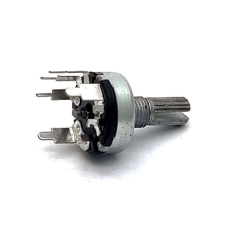 17mm potentiometer with rotary switch 1K-500K adjustable carbon film preset variable resistor potentiometer