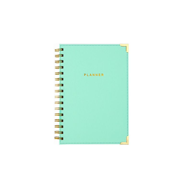 Factory Wholesale Easy Write Office School Note Books Printing Logo 2022 Planner Custom Spiral Notebooks