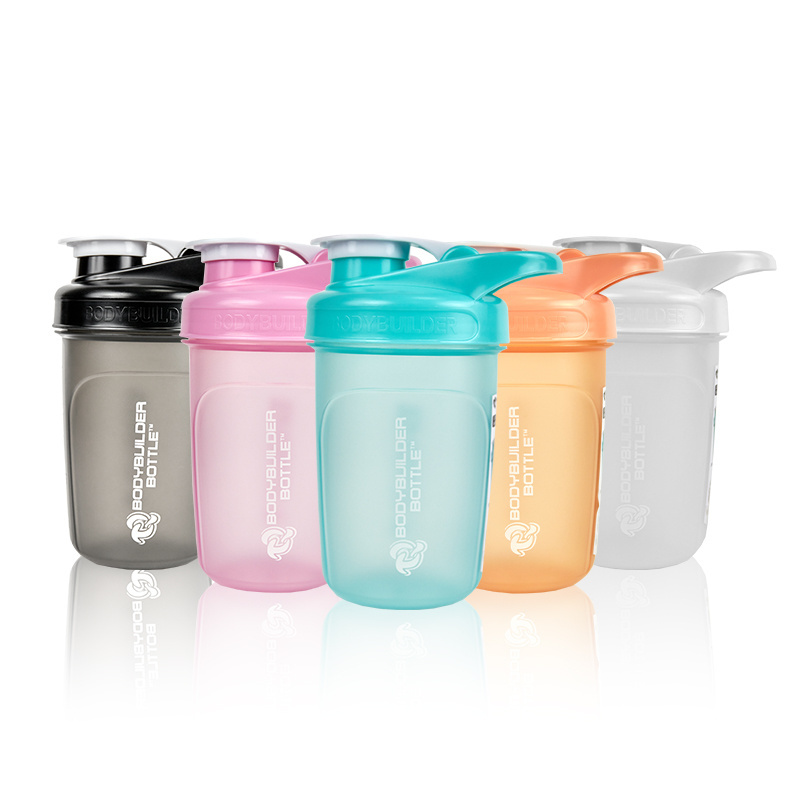 Shaker Shaker Spice Clear Bottle Protien Shaker Bottle Filters Protein Powder Container with Plastic Custom LOGO 300ml Cup Gym