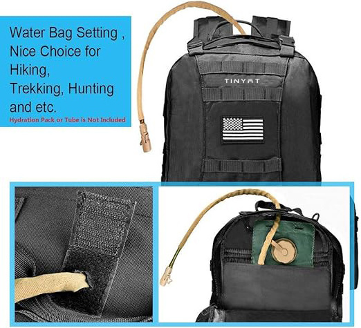 Molle Bag Waterproof Emergency Survival Backpack With Small Bag Camping Mountain Travel Bags Backpack