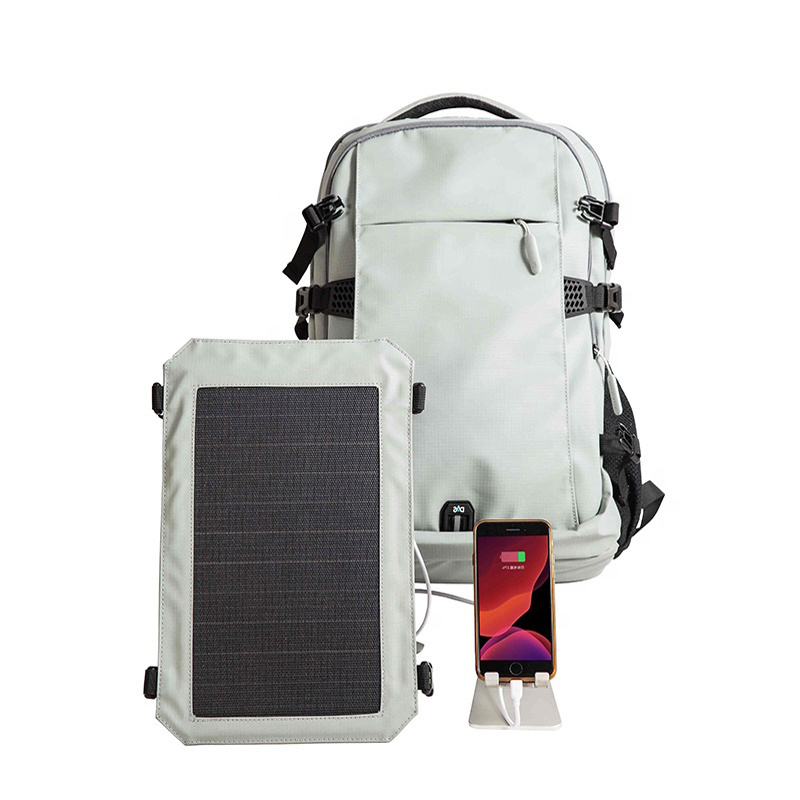 High quality Solar Laptop Backpack Bag Waterproof Anti-Theft Bag Laptop Camping Hiking backpack with solar charger