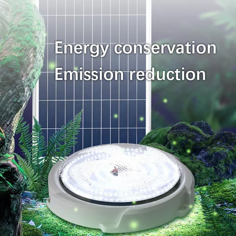 Factory direct with remote control solar light lamp solar lights indoor house home solar ceiling light