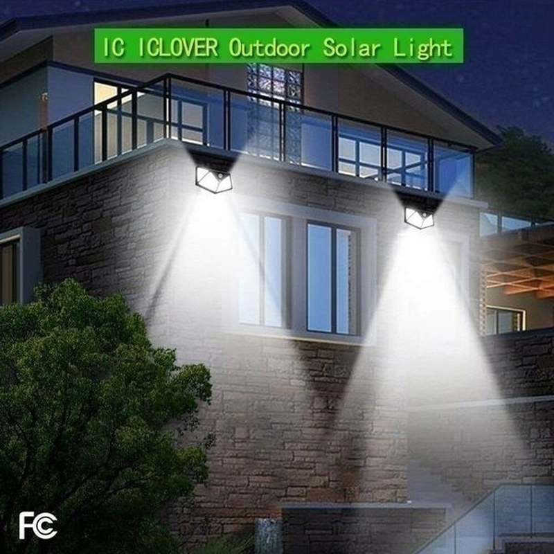 100 LED Solar Light PIR Motion Sensor Outdoor Solar Lamp IP65 Waterproof Wall Light Solar Sunlight Powered Garden street light