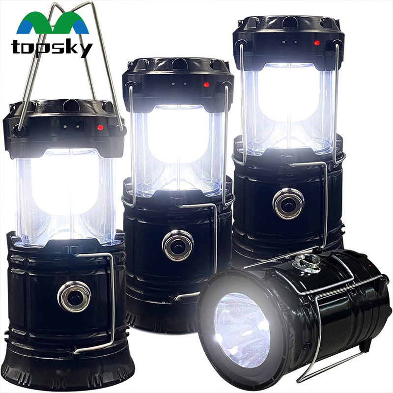 Hot Sale LED Camping Lamp Adjustable Brightness Emergency Lantern Outdoor Solar Camping Light