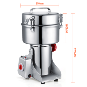 DAMAI 2000g Electric Portable Coffee Bean Mill Stainless Steel Wheat Disintegrator Machine Coffee Grinder