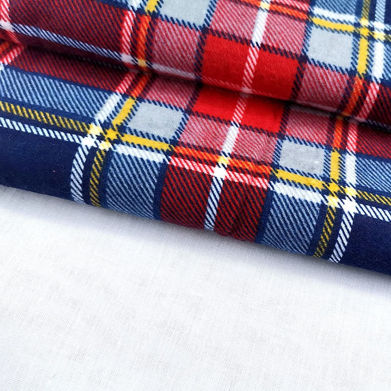 Clothing Material Fabric Textile Cotton Fabric for Bed Sheet in Roll Glow Flannel Fleece Fabric