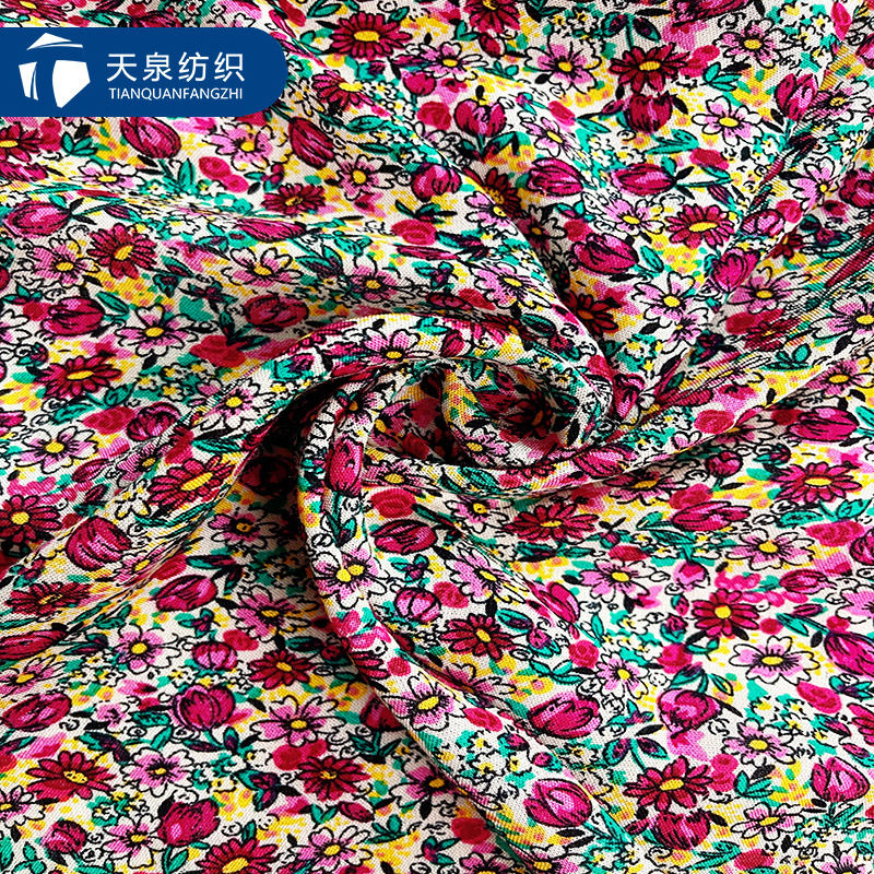 dirac somali set 100% soft terry polyester spandex rayon fabric  floral 150cm for scarf for woman