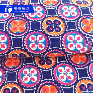 African Wax fabric 100% Polyester Style Batik Printed   Wax fabric