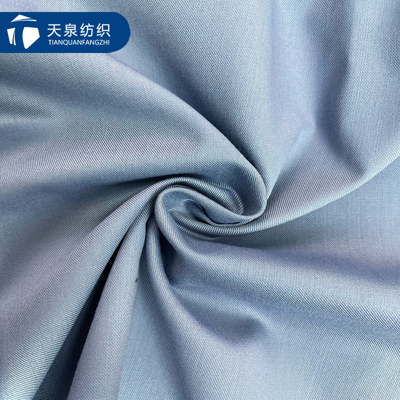 High Quality Woven Blue Color dyed TR Suiting Fabric 80% Polyester 20% Viscose Rayon Soft Arabic Thobe Fabric For Men Suit