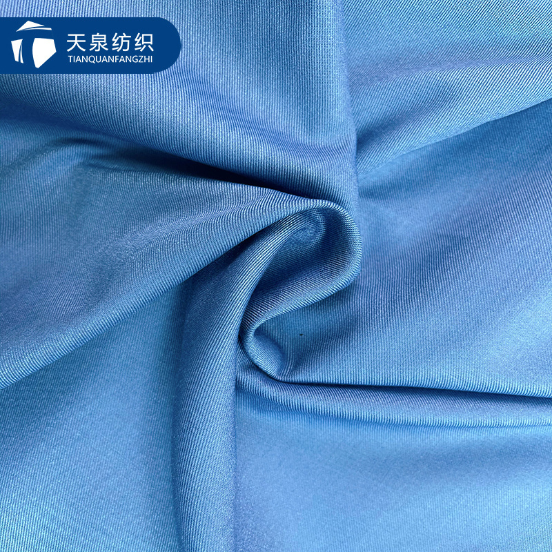 High Quality Woven Blue Color dyed TR Suiting Fabric 80% Polyester 20% Viscose Rayon Soft Arabic Thobe Fabric For Men Suit