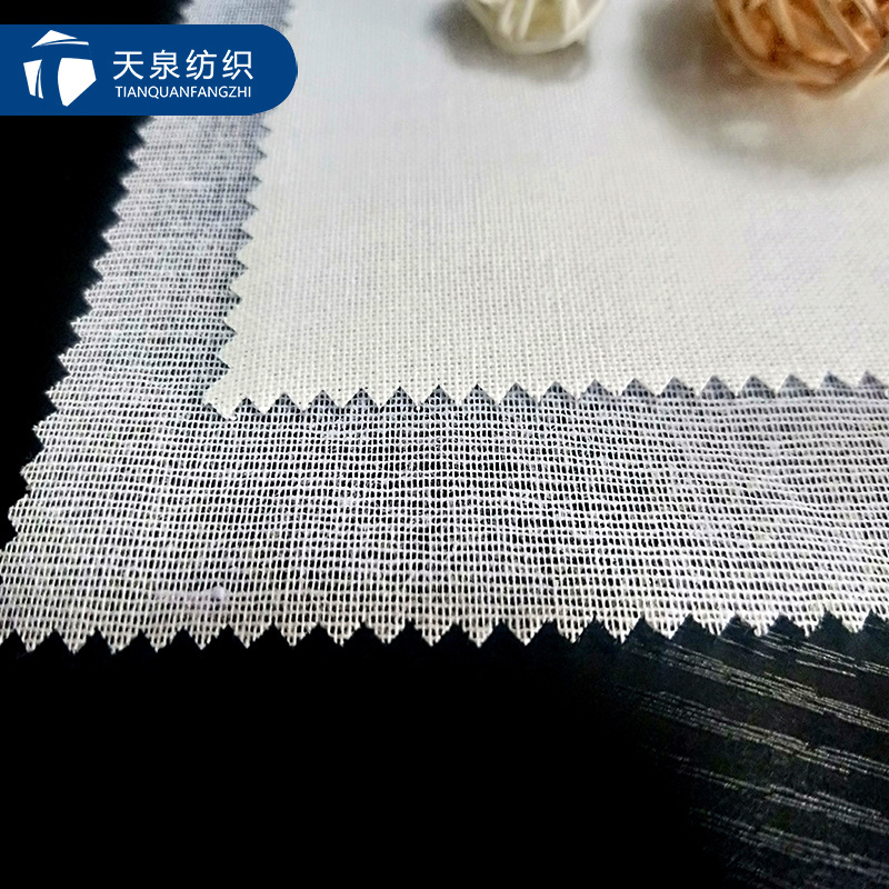 shirt collar/coat waistband nonwoven fusing 150cm hdpe interlining fabric roll hot melt fusible interlining fabric 100 polyester