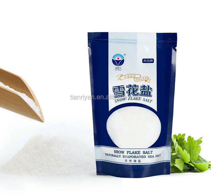 Wholesale Flake Sea Salt Bulk Top Grade Sea Salt White 100% Natural Raw QINGDAO China with 3 Years Shelf Life Dry and Cool Place