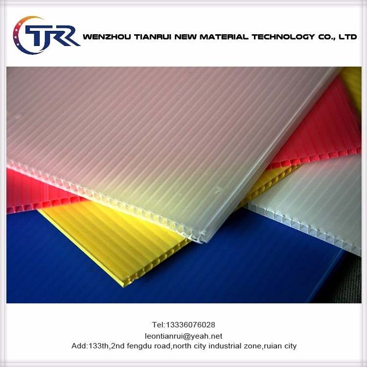 UV treated plastic corrugated traffic sign board sheets, protection hollow sheet,board