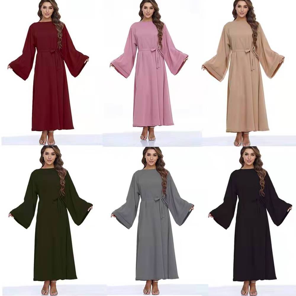 2022 High Quality Smooth And Soft Elastic Polyester Chiffon Fabric For Dubai Muslim Dress Abaya