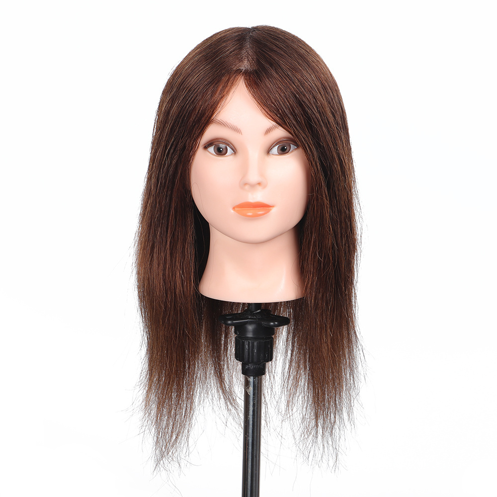 wholesale black female Cosmetology natural barber hairdressering training mannequin dummy manikin heads with human hair