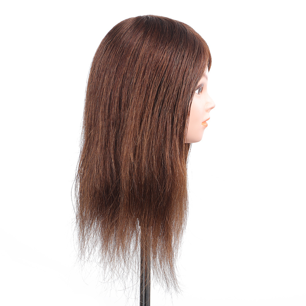 wholesale black female Cosmetology natural barber hairdressering training mannequin dummy manikin heads with human hair