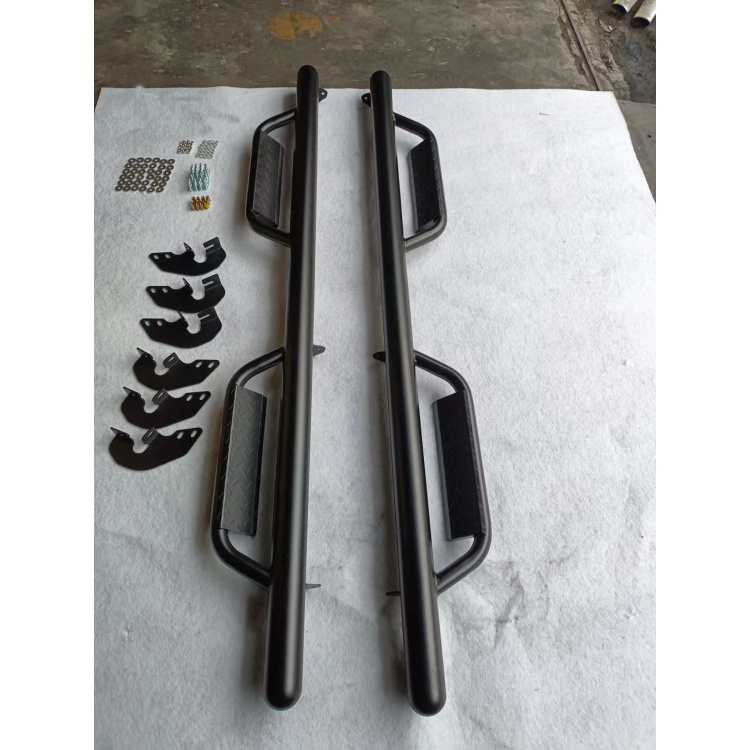 China wholesale factory pick up other body parts steel running boards side steps fit for HILUX pickup