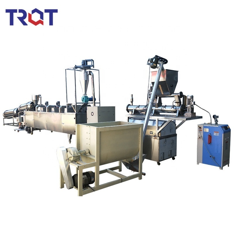 Large-size Stainless steel fish shrimp food plant machine cat dog food machine automatic PET food production line