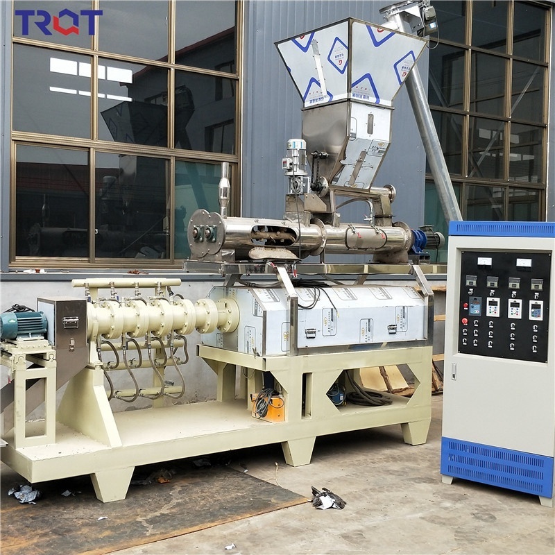 Large-size Stainless steel fish shrimp food plant machine cat dog food machine automatic PET food production line