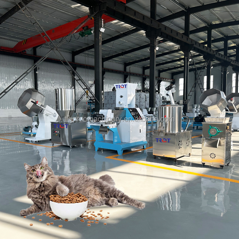 Dry Extrusion Pet Food Machine Adult Dog Food Production Line Dry Extrusion Dog Food Equipment