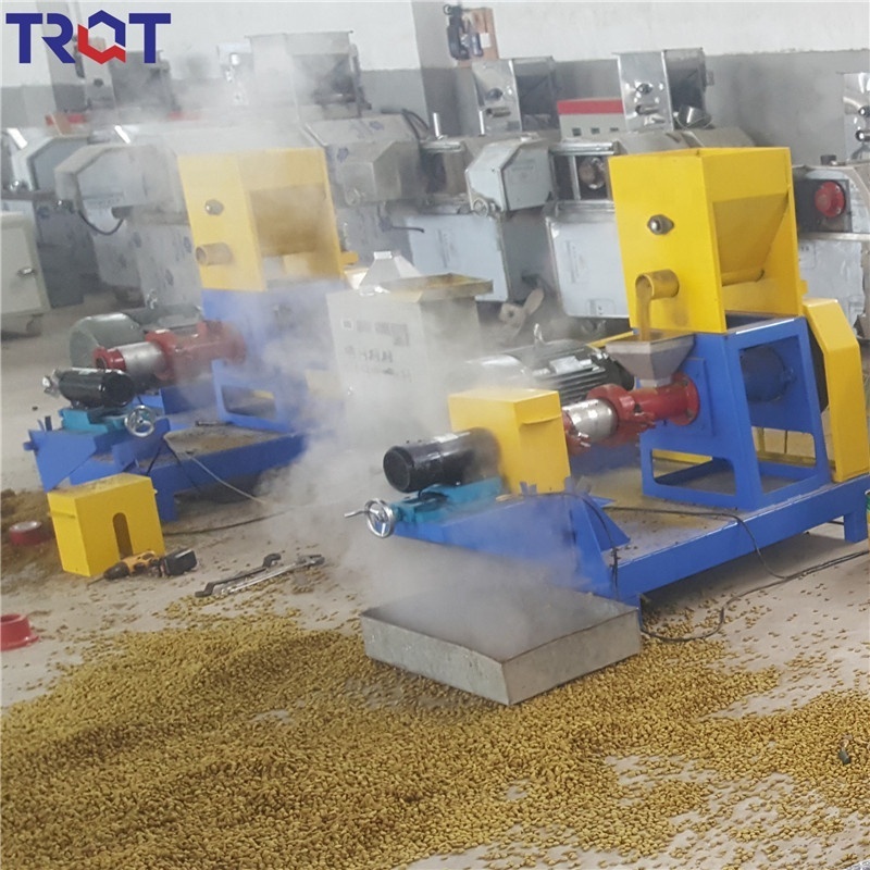 Top quality manufacturer flooting fish feed machine animal fish pet extruder machine