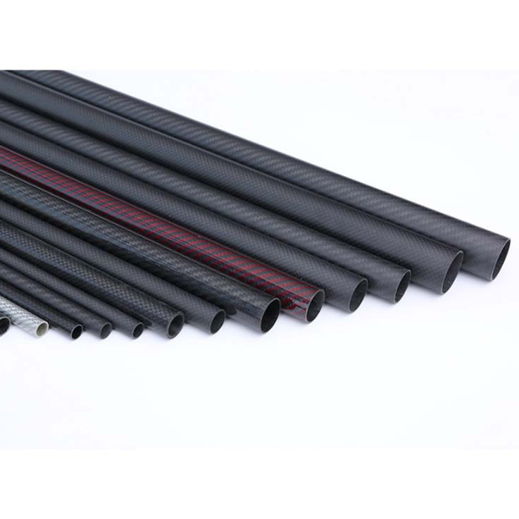 Custom 3k Mat 25mm 40mm 50mm 60mm 70mm 80mm 100mm 30mm Carbon Fiber Tube Large Diameter Carbon Fiber Tube