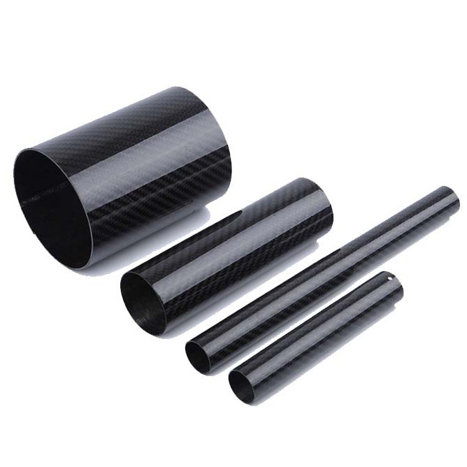 Custom 3k Mat 25mm 40mm 50mm 60mm 70mm 80mm 100mm 30mm Carbon Fiber Tube Large Diameter Carbon Fiber Tube