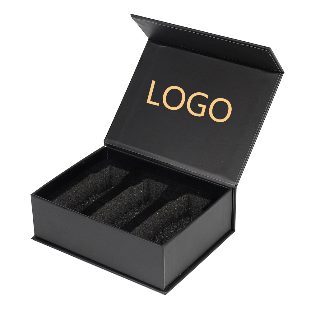 Luxury Custom Logo Paper Box Packaging Magnetic Gift Box With Foam Insert