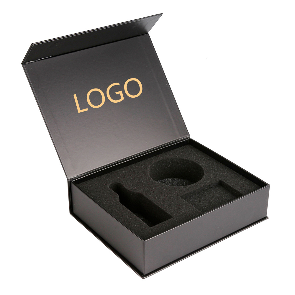 Luxury Custom Logo Paper Box Packaging Magnetic Gift Box With Foam Insert