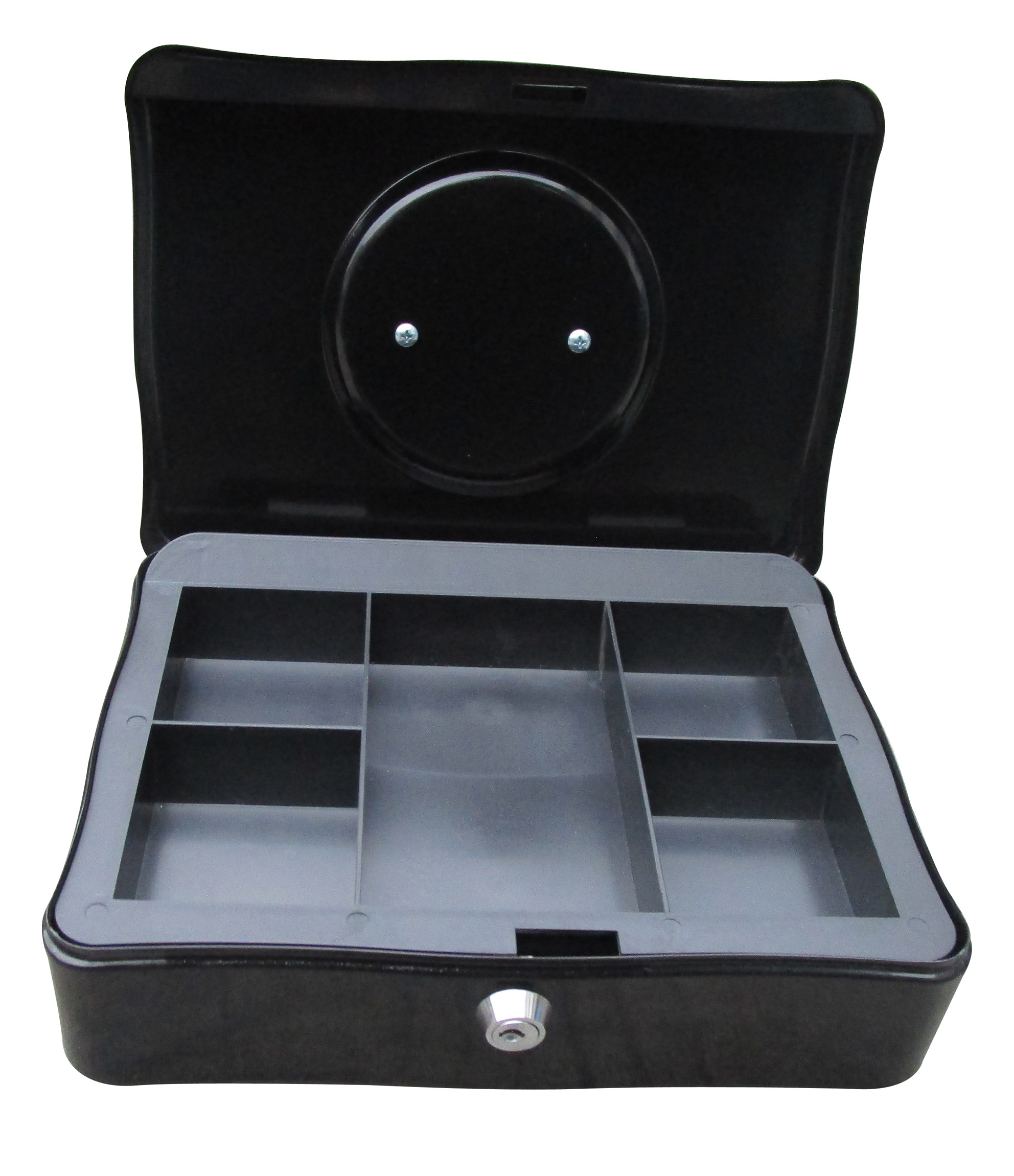 China wholesale metal 10 inch cash money saving boxes with plastic handle