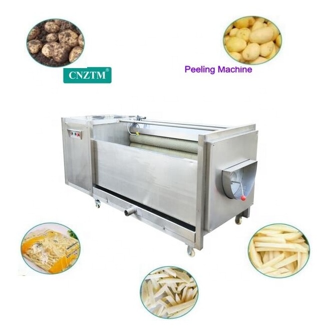 200kg/Hr Small Semi-automatic Full Complete Half fried 1/4 IQF Frozen Long Potato Fries French Fry Production Line Making Plant